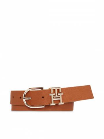 Tommy Hilfiger Жіночий ремінь Th Lux 3.0 AW0AW15388 Коричневий Tommy Hilfiger Жіночий ремінь Th Lux 3.0 AW0AW15388 Коричневий