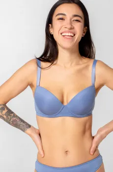 Женский голубой бюстгальтер Голубой 75D brabrabra SLZ24001076