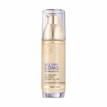 Тональный крем для лица AA Wings of Color All Day Long Foundation 102 Soft Beige, 35 мл Тональный крем для лица AA Wings of Color All Day Long Foundation 102 Soft Beige, 35 мл