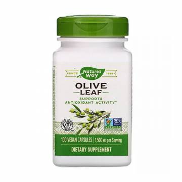 Оливковые листья Natures Way Olive Leaf 1500 мг, 100 капсул Оливковые листья Natures Way Olive Leaf 1500 мг, 100 капсул