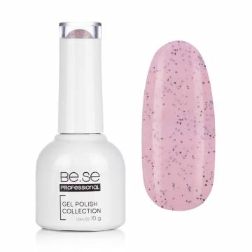 Гель-лак для ногтей Be.Se Professional Gel Polish Collection Pudding 11 Черные вкрапления, светло-розовый, 10 г Гель-лак для ногтей Be.Se Professional Gel Polish Collection Pudding 11 Черные вкрапления, светло-розовый, 10 г