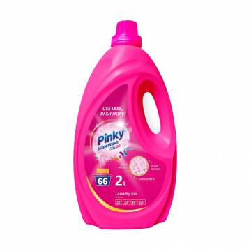 Гель для стирки Pinky NanoWash Color для цветных тканей, 66 стирок, 2 л Гель для стирки Pinky NanoWash Color для цветных тканей, 66 стирок, 2 л