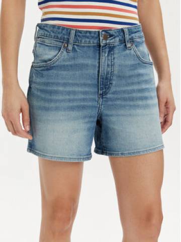 Wrangler Джинсові шорти 112351036 Голубий Boyfriend Fit Wrangler Джинсові шорти 112351036 Голубий Boyfriend Fit