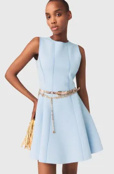 Женское голубое платье Голубой 38 MAJE MFPRO04548_Blue Sky