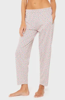 Женские брюки с узором 7/8 ODYLLE Разноцветный S Etam 6545802