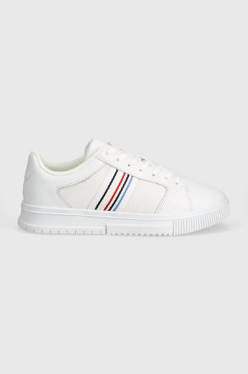Кроссовки Tommy Hilfiger SUPERCUP MIX SUMMER цвет белый FM0FM05052 Кроссовки Tommy Hilfiger SUPERCUP MIX SUMMER цвет белый FM0FM05052