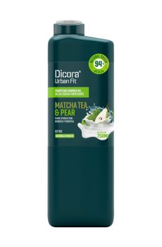 Уценка! Очищающий гель для душа Dicora Urban Fit Детокс Чай Матча и груша, 750 мл