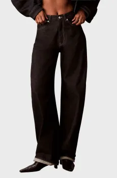 Женские темно-синие джинсы THE EXTREME BARREL Синий 23-RG Calvin Klein Jeans LV047D701G