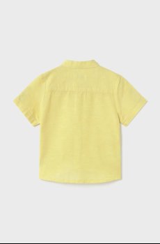 Детская рубашка с примесью льна Mayoral