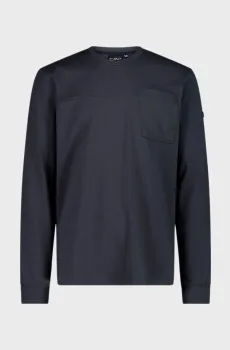 Мужской темно-серый лонгслив STRETCH JERSEY Серый 50 CMP 34F0627-U423