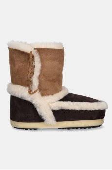 Замшевые сапоги Moon Boot MB EVX PATCH