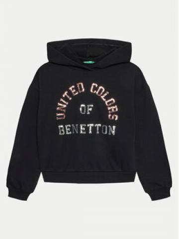 United Colors Of Benetton Світшот 39M2C203W Чорний Regular Fit United Colors Of Benetton Світшот 39M2C203W Чорний Regular Fit