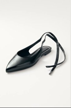 Кожаные балетки Alohas Ribbon