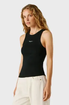 Женская черная майка MARIAN Черный XS Pepe Jeans PL506035