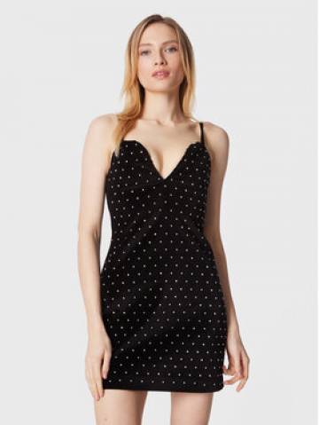 MICHAEL Michael Kors Коктейльна сукня Embellished Bustier MF2819W6LN Чорний Slim Fit MICHAEL Michael Kors Коктейльна сукня Embellished Bustier MF2819W6LN Чорний Slim Fit