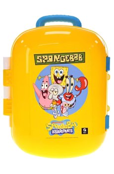 Детский чемодан Qbee Спанч Боб, 16*34.5*25 см, от 3 лет (QB001-204)