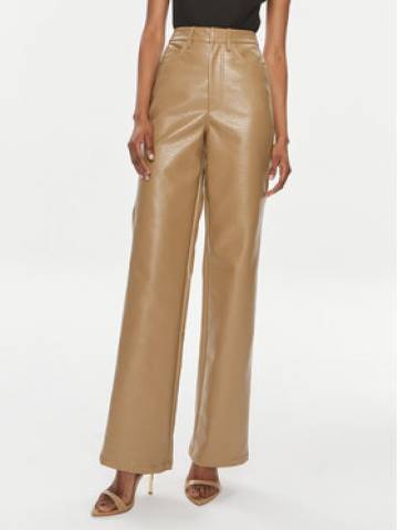 ROTATE Штани зі штучної шкіри 1121432512 Коричневий Regular Fit