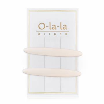 Набор заколок для волос O-la-la белые, 2 шт (24-RB155)