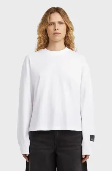 Женский белый лонгслив Back Белый M G-Star RAW D27977,C336