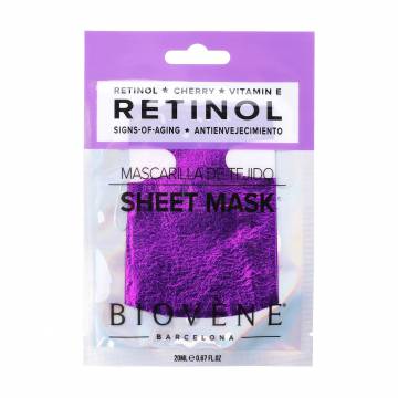 Тканевая маска для лица Biovene Retinol Sheet Mask, 20 мл Тканевая маска для лица Biovene Retinol Sheet Mask, 20 мл