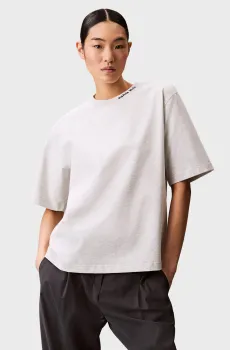 Женская светло-серая футболка Серый L Calvin Klein Jeans LV047C206G