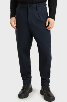 Мужские темно-синие брюки Pleated Chino Relaxed Синий 30-32 G-Star RAW D24543,D731