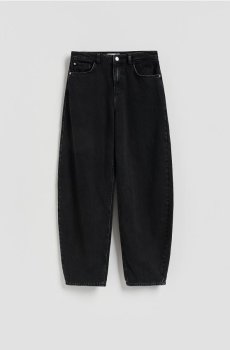 Reserved - Джинси barrel leg - чорний - 101IX-99J