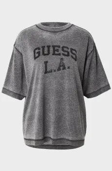 Женская серая футболка Серый S Guess W6YI20.K4335;FJDB