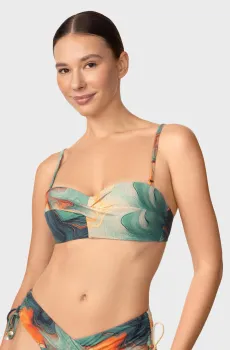 Женский лиф от купальника с узором Разноцветный 38D MARC&ANDRE L2609-Y-952