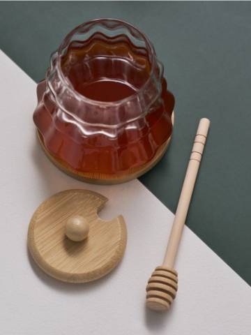 Контейнер для їжі з кришкою - бежевий