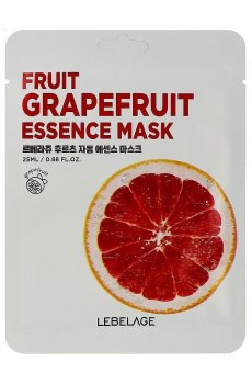 Тканевая маска для лица Lebelage Fruit Grapefruit Essence Mask, 25 мл