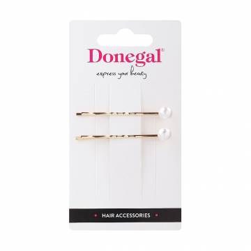 Заколки для волос Donegal золотые, 2 шт (FA-5695) Заколки для волос Donegal золотые, 2 шт (FA-5695)