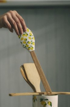 Лопатка з мотивом лимонів - жовтий