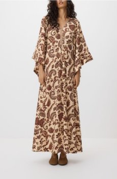 Reserved - Сукня з візерунком із віскози - різнобарвний - 753JC-MLC