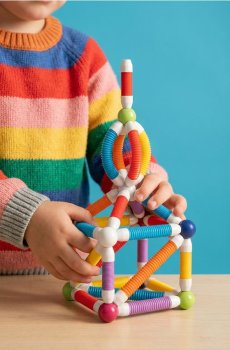 Магнітний конструктор зі стрижнями та кульками 36 pack - різнобарвний