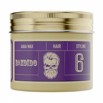 Мужской воск для укладки волос Bandido Aqua Wax Hair Styling Medium Violetta фиксация 6, на водной основе, 125 мл Мужской воск для укладки волос Bandido Aqua Wax Hair Styling Medium Violetta фиксация 6, на водной основе, 125 мл