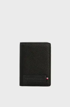 Мужской черный кожаный кошелек TH PREMIUM BIFOLD Черный ONESIZE Tommy Hilfiger AM0AM13035