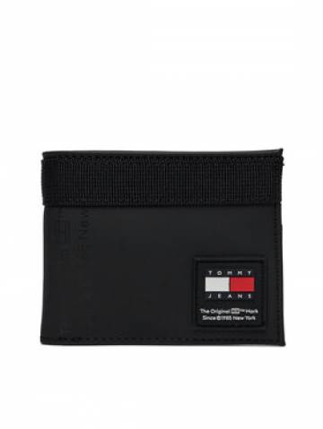 Tommy Jeans Велике Чоловіче Портмоне Tjm Daily + Cc Wallet AM0AM12081 Чорний Tommy Jeans Велике Чоловіче Портмоне Tjm Daily + Cc Wallet AM0AM12081 Чорний
