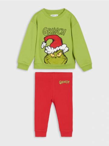 Комплект зі світшоту й легінсів Grinch - свіжий зелений Комплект зі світшоту й легінсів Grinch - свіжий зелений