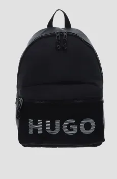 Мужской черный рюкзак Черный ONESIZE HUGO 50523494;001