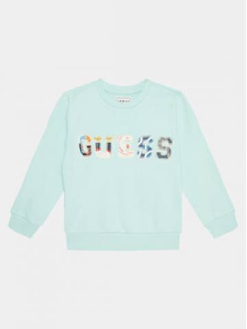 Guess Світшот N4GQ04 KA6R3 Голубий Regular Fit Guess Світшот N4GQ04 KA6R3 Голубий Regular Fit