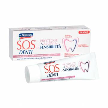Зубная паста для чувствительных зубов Pasta Del Capitano SOS Denti Sensitivity, 75 мл Зубная паста для чувствительных зубов Pasta Del Capitano SOS Denti Sensitivity, 75 мл