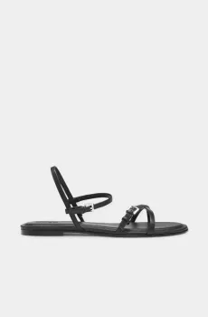 Женские черные сандалии Черный 39 HUGO 9767