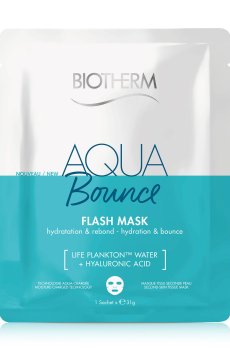 Увлажняющая тканевая маска для упругости кожи лица Biotherm Aqua Bounce Flash Mask, 31 г