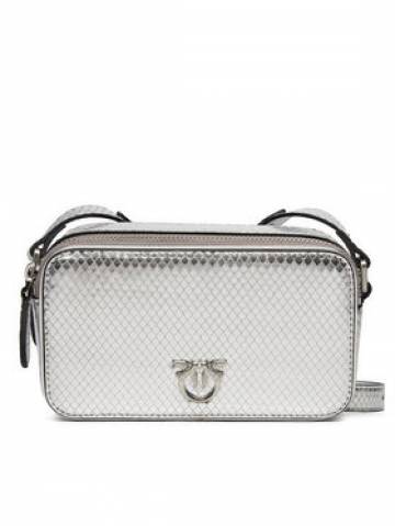 PINKO Сумка Camera Case AI 24-25 PLTT 102810 A1VG Срібний PINKO Сумка Camera Case AI 24-25 PLTT 102810 A1VG Срібний