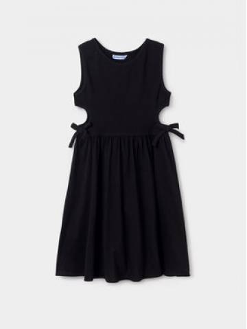 Mayoral Літня сукня 6965 Чорний Regular Fit Mayoral Літня сукня 6965 Чорний Regular Fit
