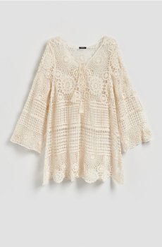 Reserved - Пляжна накидка - пшеничний - 263ID-12X