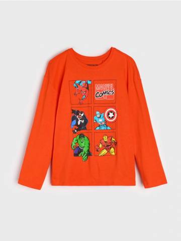 Лонгслів Marvel - червоний Лонгслів Marvel - червоний