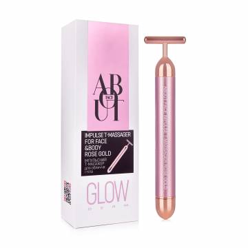 Импульсный T-массажер для лица ABOUT face Impulse T-Massager for Face & Body Rose Gold Импульсный T-массажер для лица ABOUT face Impulse T-Massager for Face & Body Rose Gold