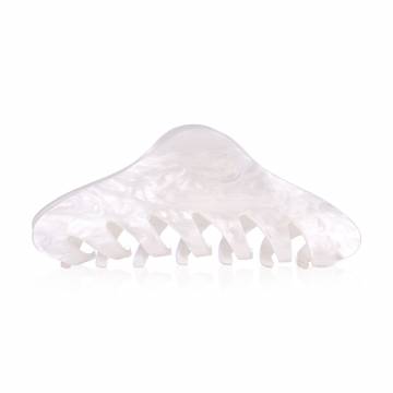 Заколка-краб для волос Tito Beauty Ariadna перламутр, белая, 1 шт